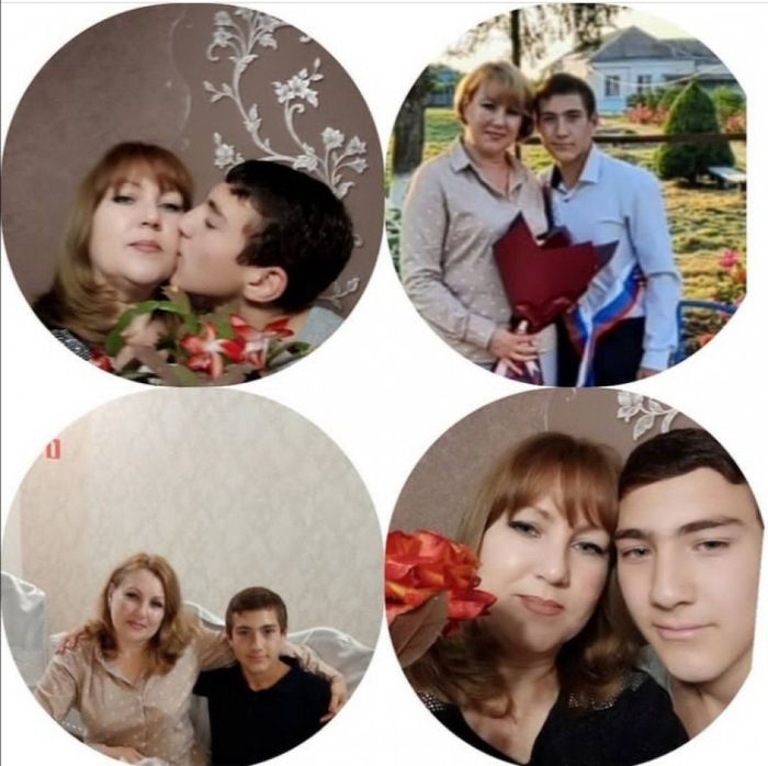 Гиоргадзе Георгий со своей мамойГиоргадзе Оксаной в фоточеллендже Мама -ангел хранитель мой